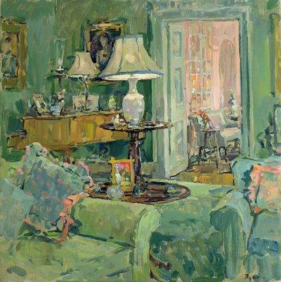 The Green Drawing Room by Unbekannt Unbekannt